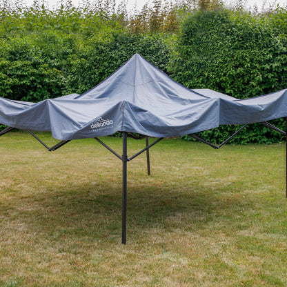 Premium 3x3m Pop-Up Gazebo, Water Resistant, Carry Bag, Stakes & Weight Bags - Grey - DG133