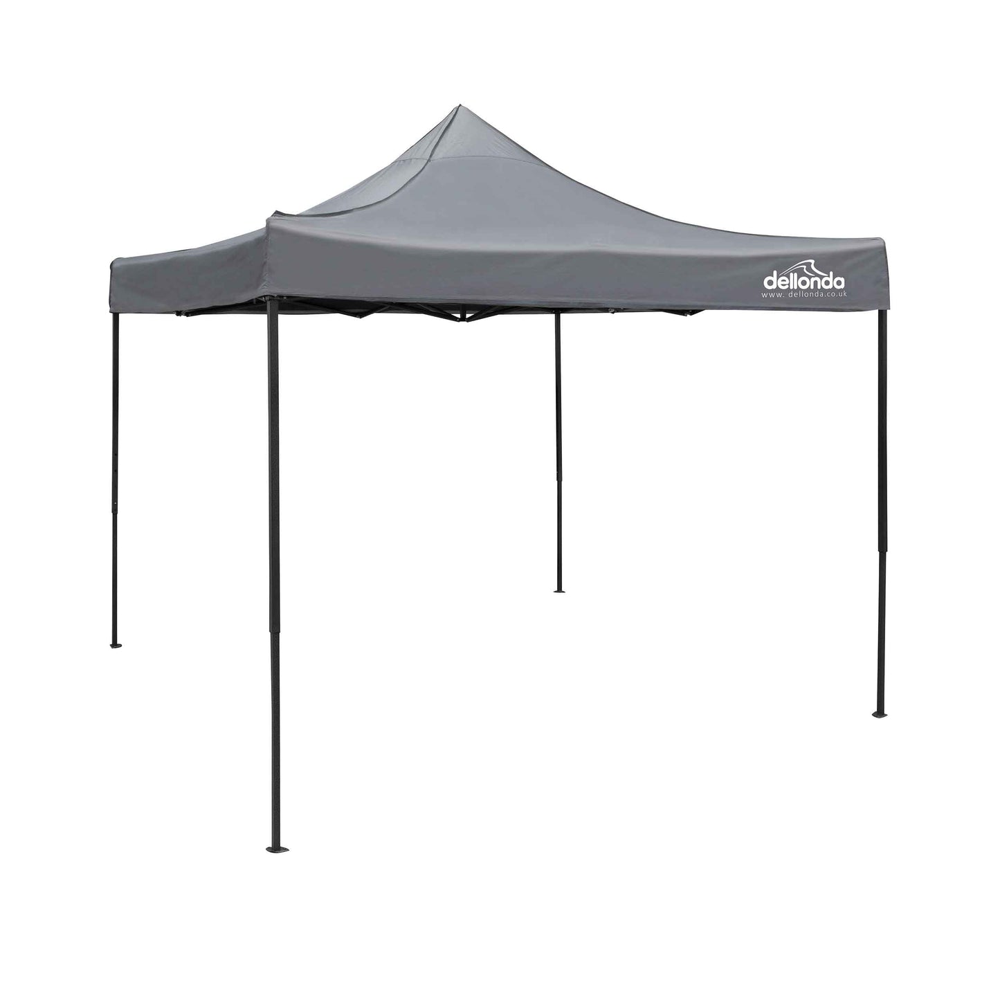 Premium 3x3m Pop-Up Gazebo, Water Resistant, Carry Bag, Stakes & Weight Bags - Grey - DG133