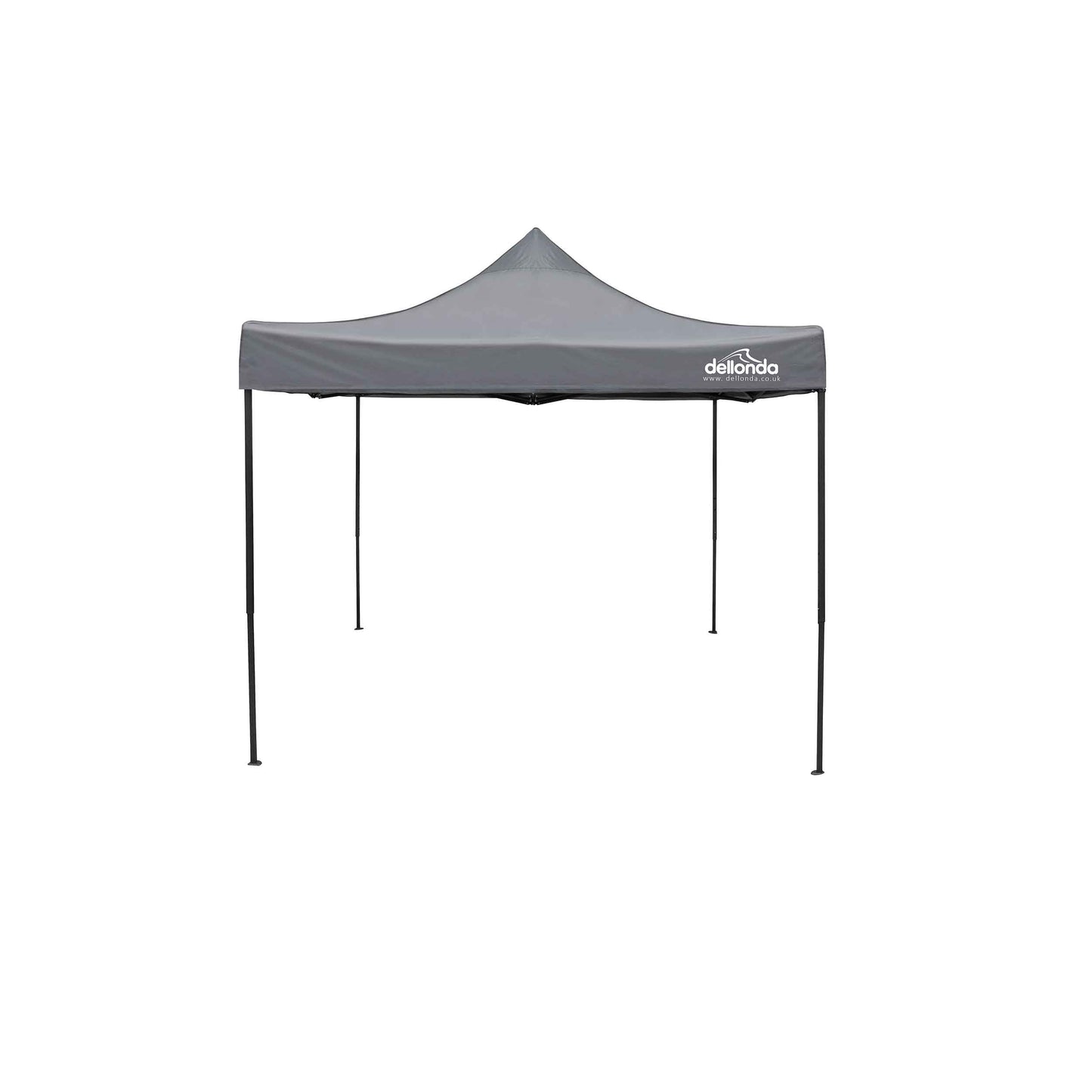 Premium 3x3m Pop-Up Gazebo, Water Resistant, Carry Bag, Stakes & Weight Bags - Grey - DG133
