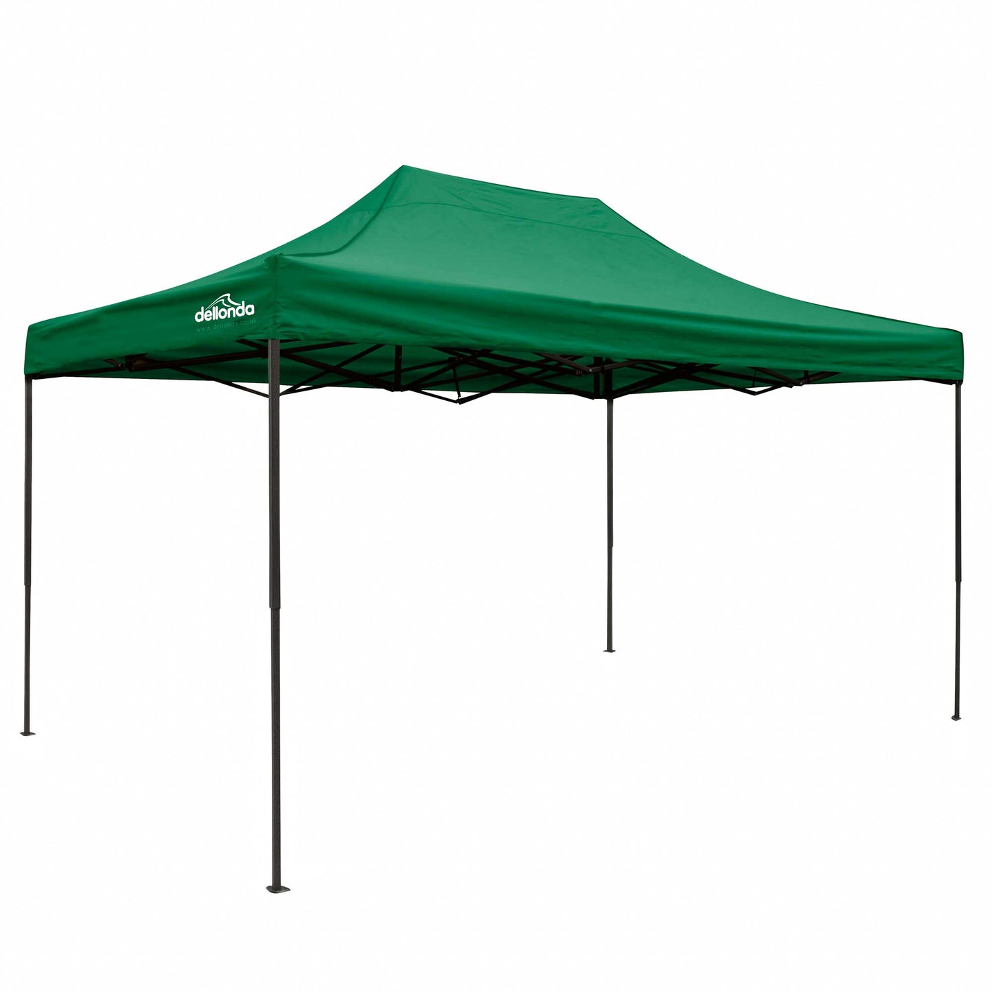 Premium 3 x 4.5m Pop-Up Gazebo, Water Resistant, Carry Bag, Stakes & Weight Bags - Green - DG136