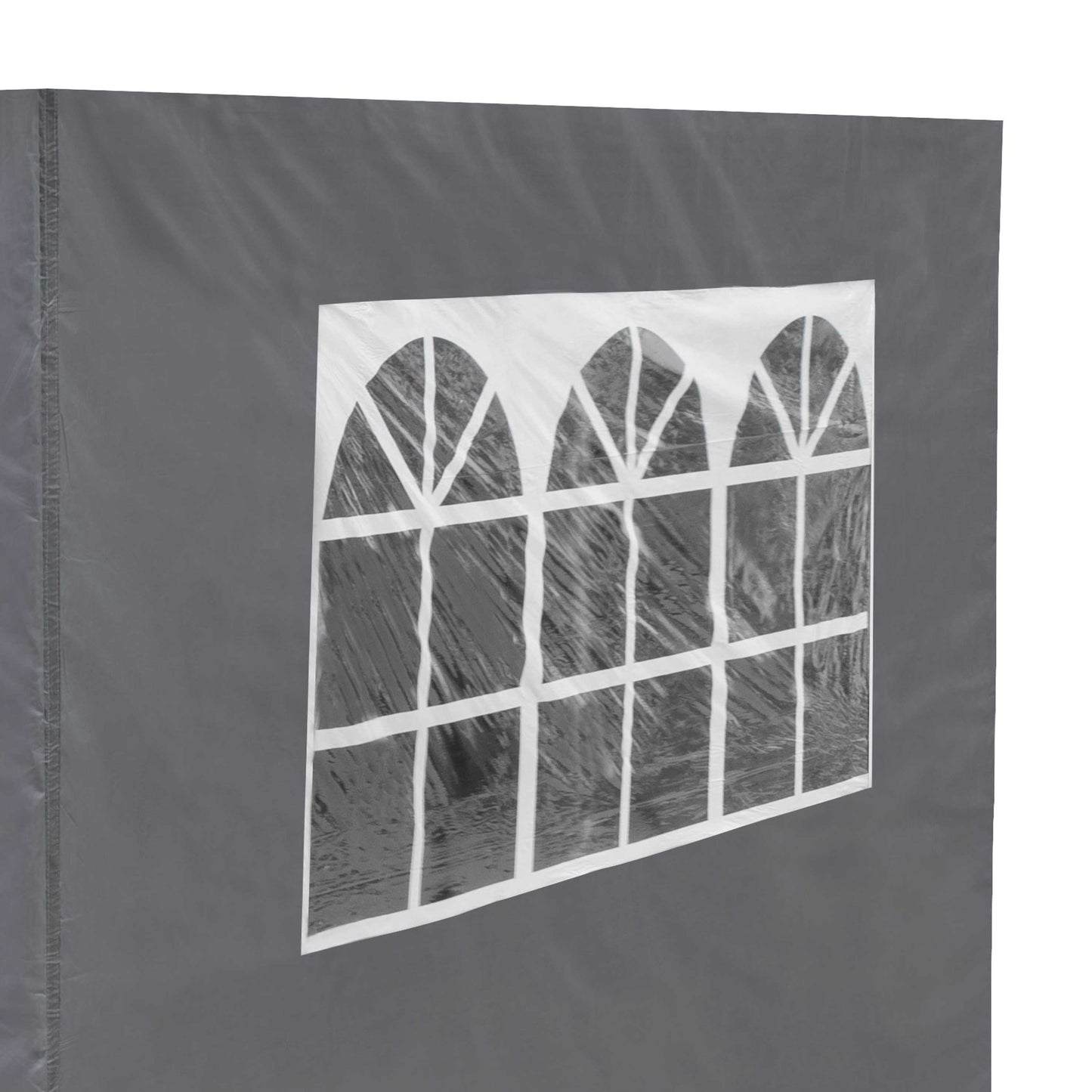 Premium Side Walls/Doors/Windows for Gazebo/Marquee , Fits 2 x 2m Models - Grey - DG145
