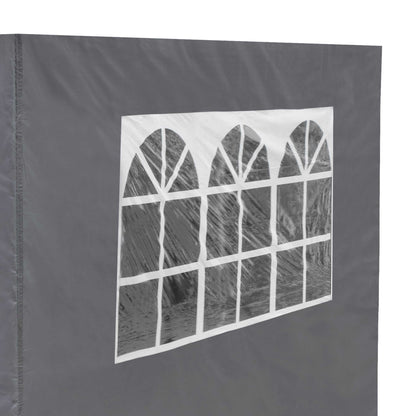 Premium Side Walls/Doors/Windows for Gazebo/Marquee , Fits 2 x 2m Models - Grey - DG145
