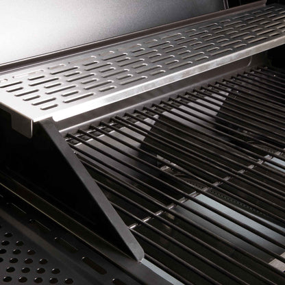 3 Burner Gas BBQ Grill with Piezo Ignition, Built-In Thermometer, Black/Stainless Steel - DG14