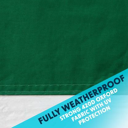 Premium Gazebo/Marquee Side Walls/Doors/Windows, Fits 3 x 6m Models - Dark Green - DG156