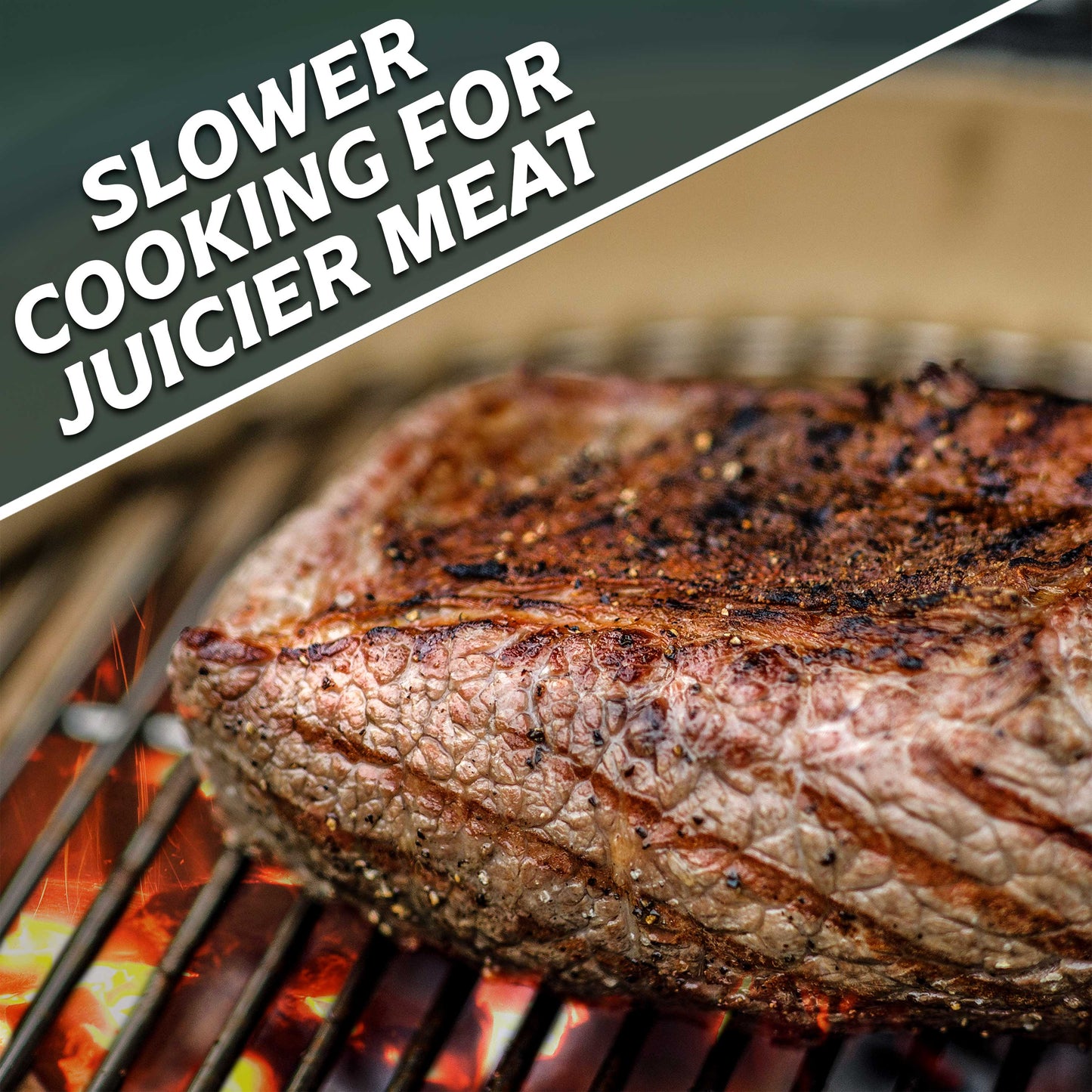 Deluxe Kamado BBQ Grill, Oven, Smoker, Ceramic 16"(40cm) - DG158