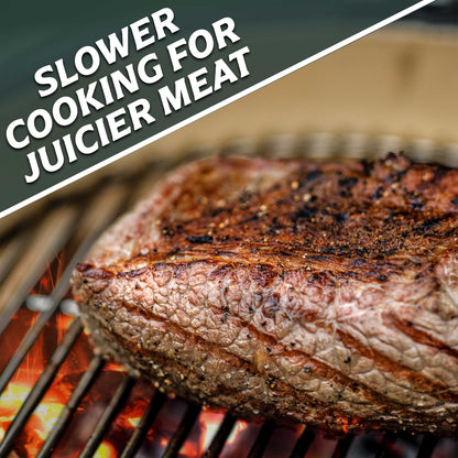 Deluxe Kamado BBQ Grill, Oven, Smoker, Ceramic 16"(40cm) - DG158