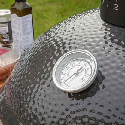 Deluxe Ceramic Kamado Style BBQ Grill/Oven/Smoker, 16"(40cm) - DG235