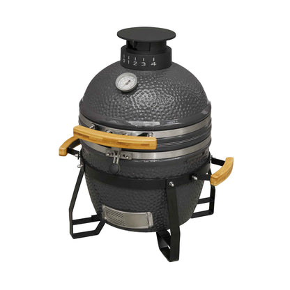Deluxe Ceramic Kamado Style BBQ Grill/Oven/Smoker, 16"(40cm) - DG235