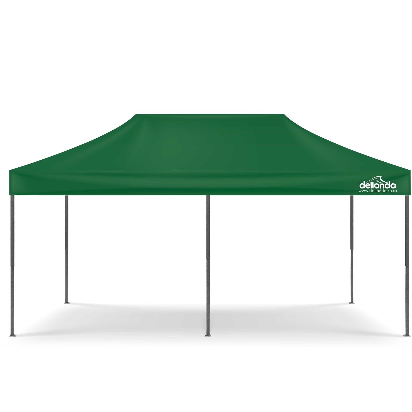 Premium 3x6m Pop-Up Gazebo & Side Walls, Water Resistant, Carry Bag, Stakes & Weight Bags - Green - DG174