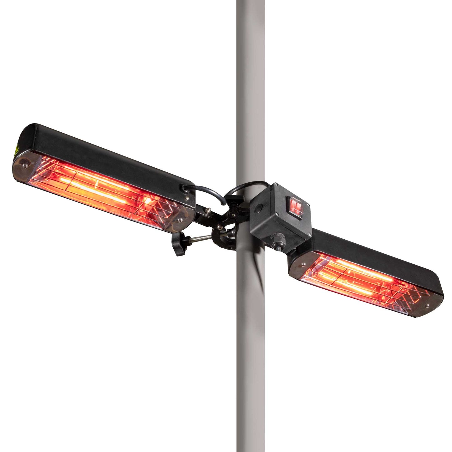 Folding Parasol/Gazebo/Patio Outdoor Infrared Heater, Two Panels - 1600W - DG176