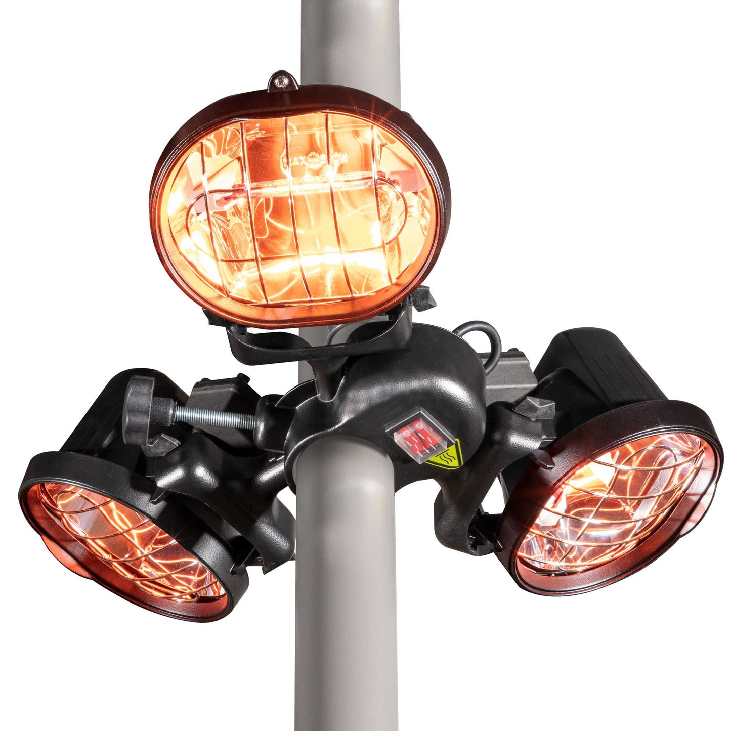 Folding Parasol/Gazebo/Patio Outdoor Infrared Heater, Three Panels - 1350W - DG177