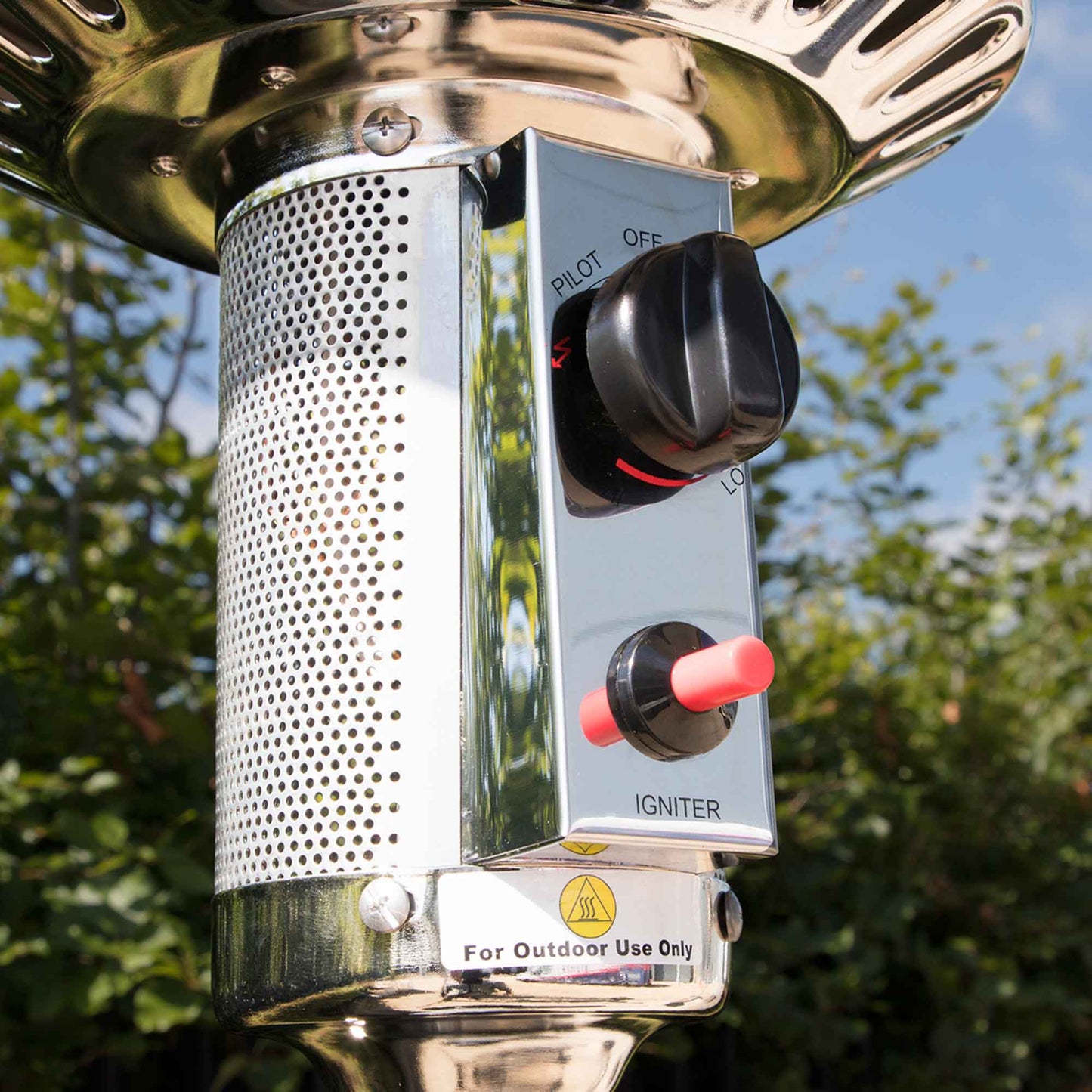 13kW Outdoor Garden Gas Patio Heater, Black - DG1