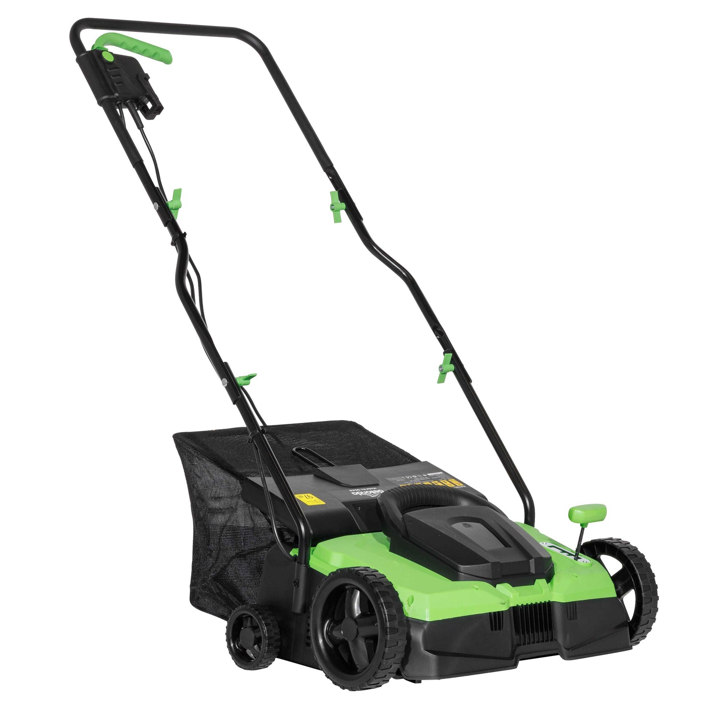 1500W Electric 2-in-1 Scarifier, 4-Heights, 36cm Cutting Width, 10m Cable - DG216