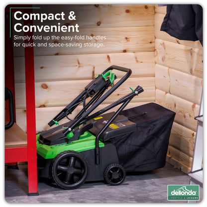 1500W Electric 2-in-1 Scarifier, 4-Heights, 36cm Cutting Width, 10m Cable - DG216