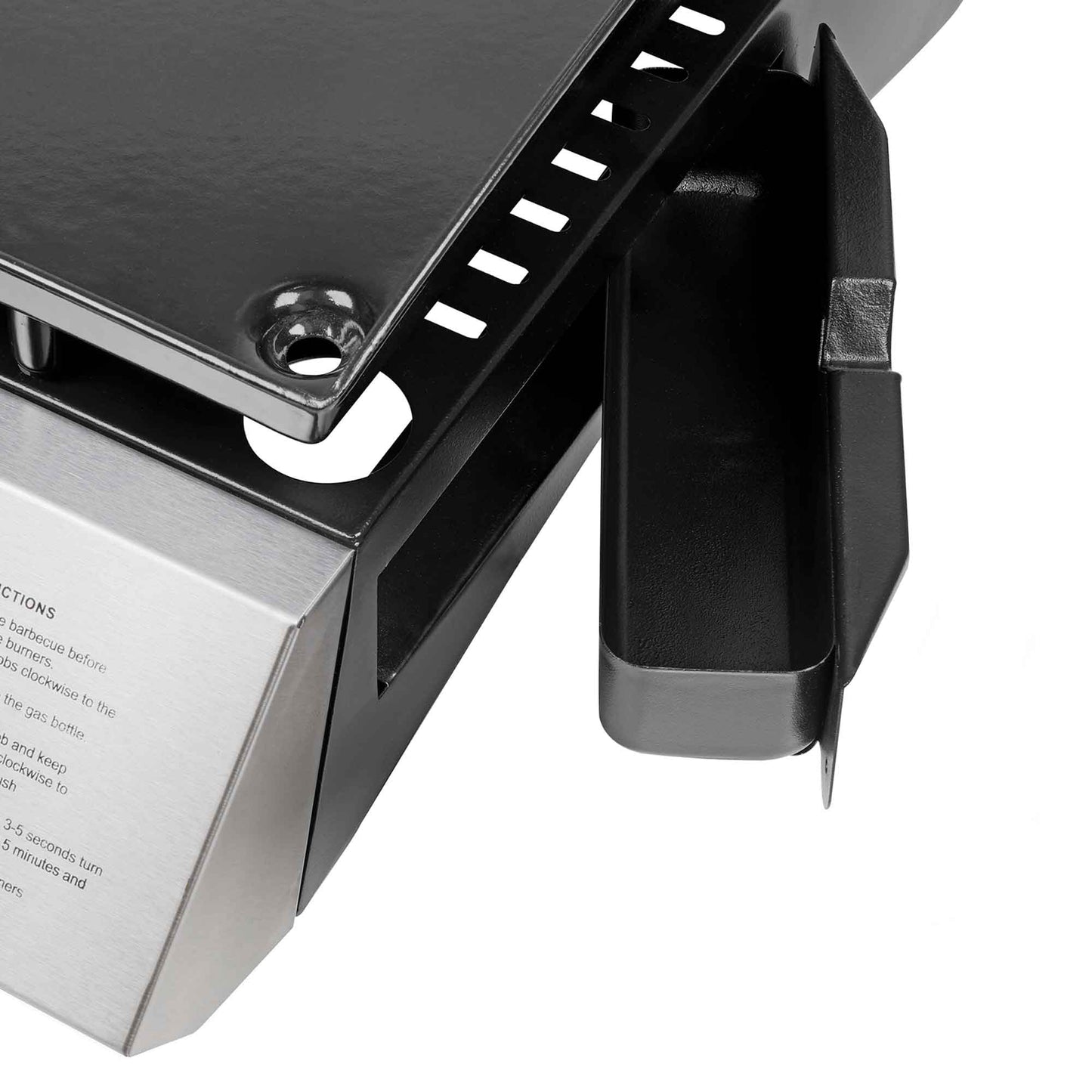 2 Burner Portable Gas Plancha 5kW BBQ Griddle, Stainless Steel - DG21