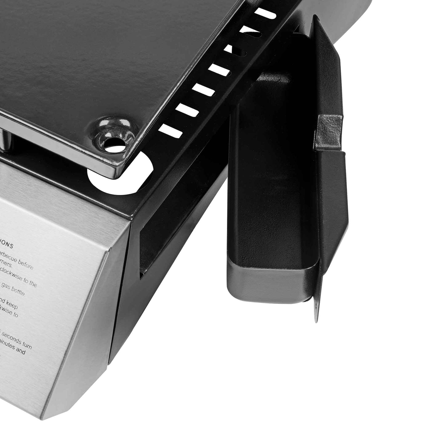 4 Burner Portable Gas Plancha 10kW BBQ Griddle, Stainless Steel - DG23