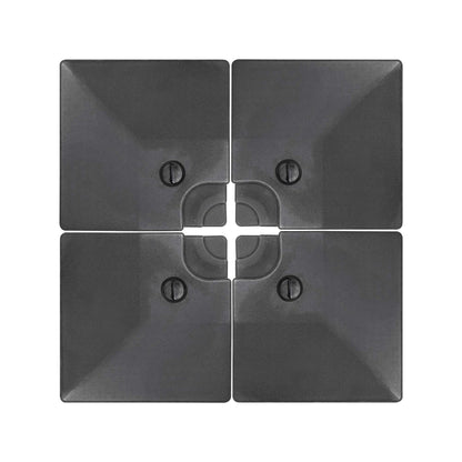 4pc 92L Fillable Parasol Base, Water or Sand Filled - DG269