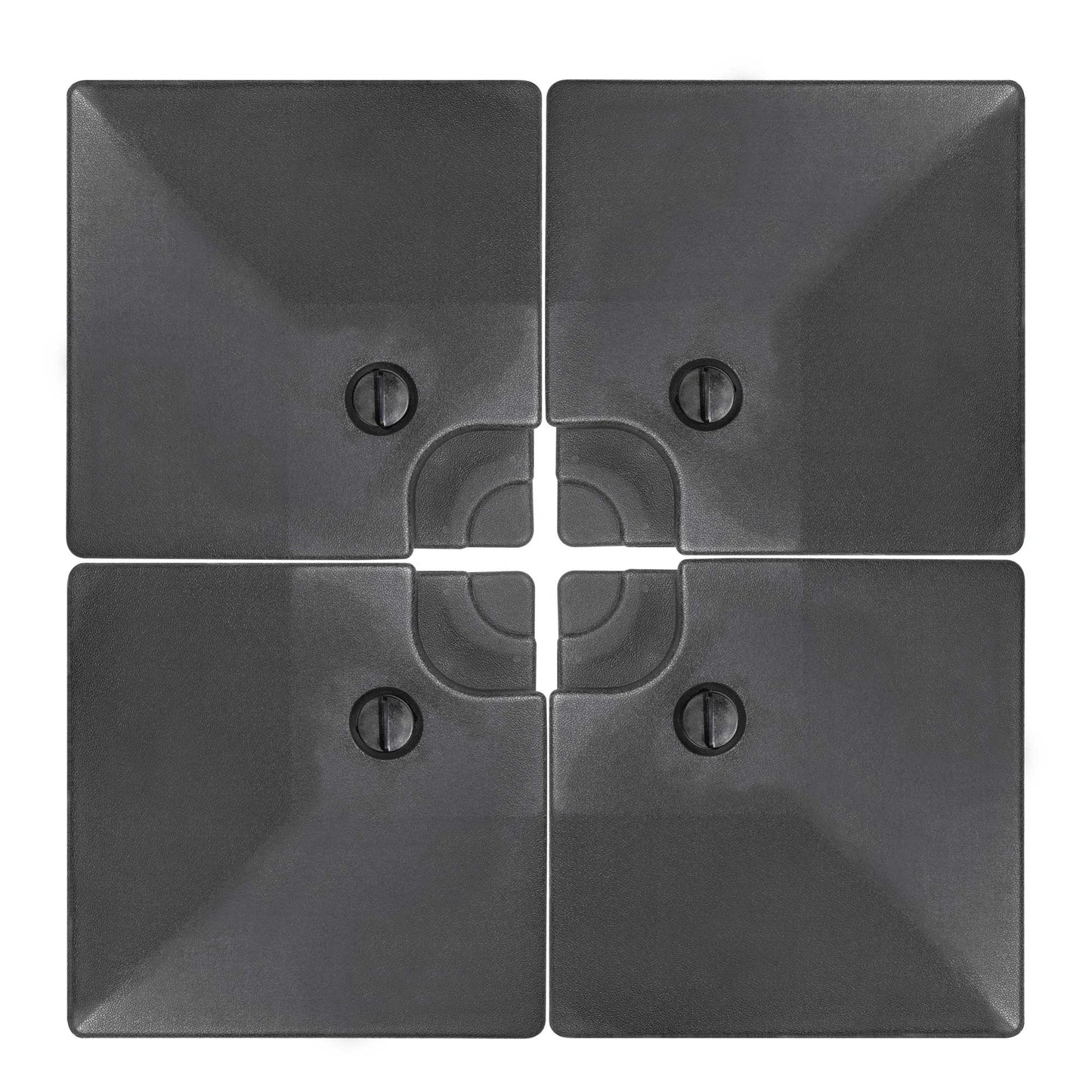 Ø3m Cantilever Parasol/Umbrella, Cover and Base Bundle, 8 Rib, Crank Handle, 360° Rotation, 60° Tilt, Cream Canopy - DG273