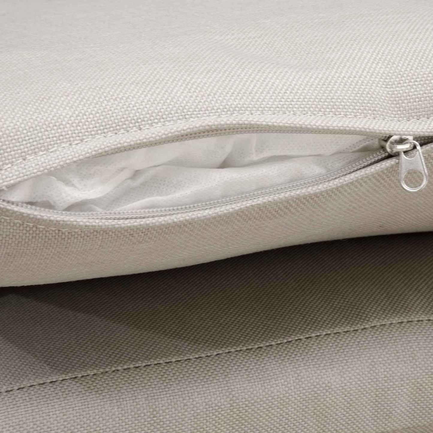 Fusion Garden/Patio Dining Chairs with Armrests, Set of 6, Light Grey - DG49