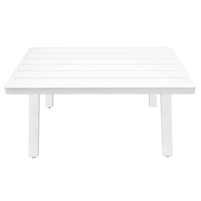 Kyoto 3 Piece Outdoor Corner Sofa & Coffee Table Set, White - DG53