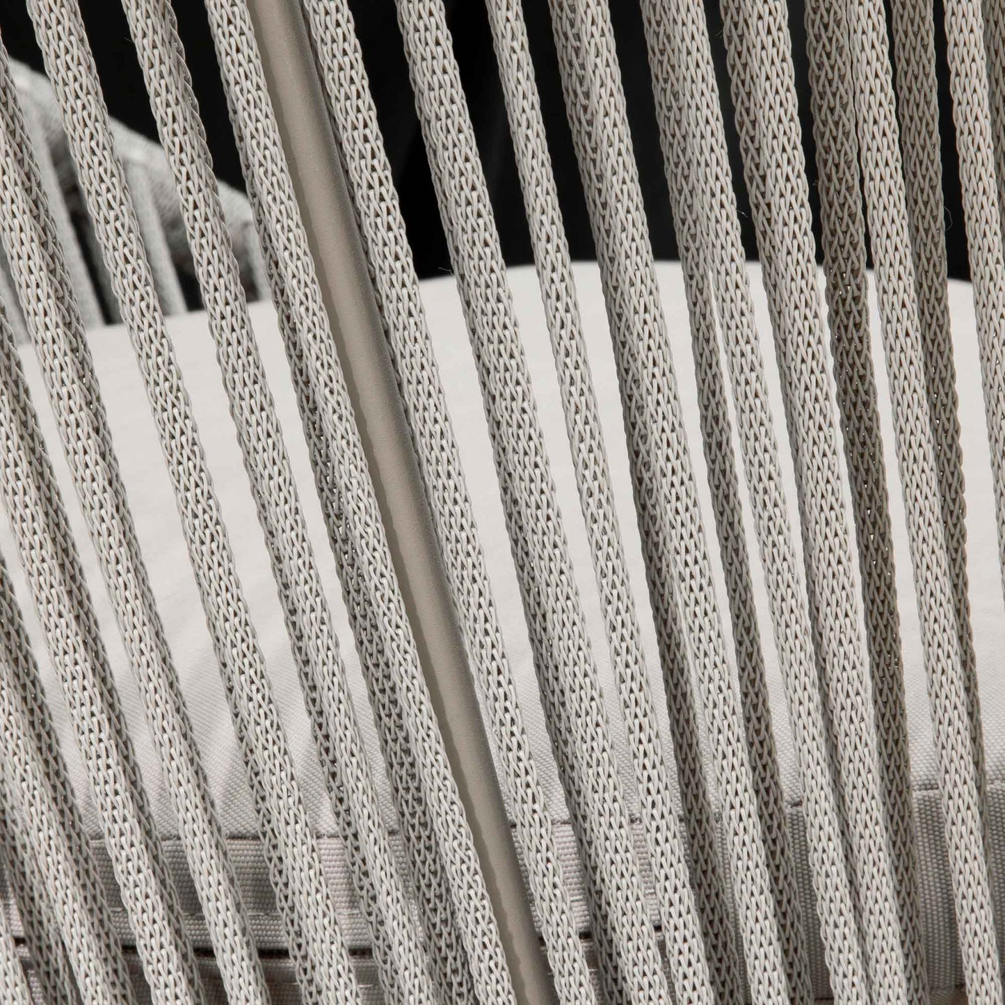 Como 3 Piece Steel Bistro Set with Tempered Glass Top, Grey - DG55