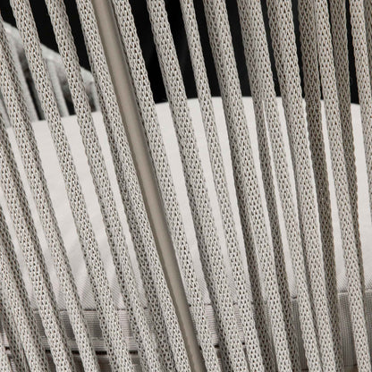 Como 3 Piece Steel Bistro Set with Tempered Glass Top, Grey - DG55