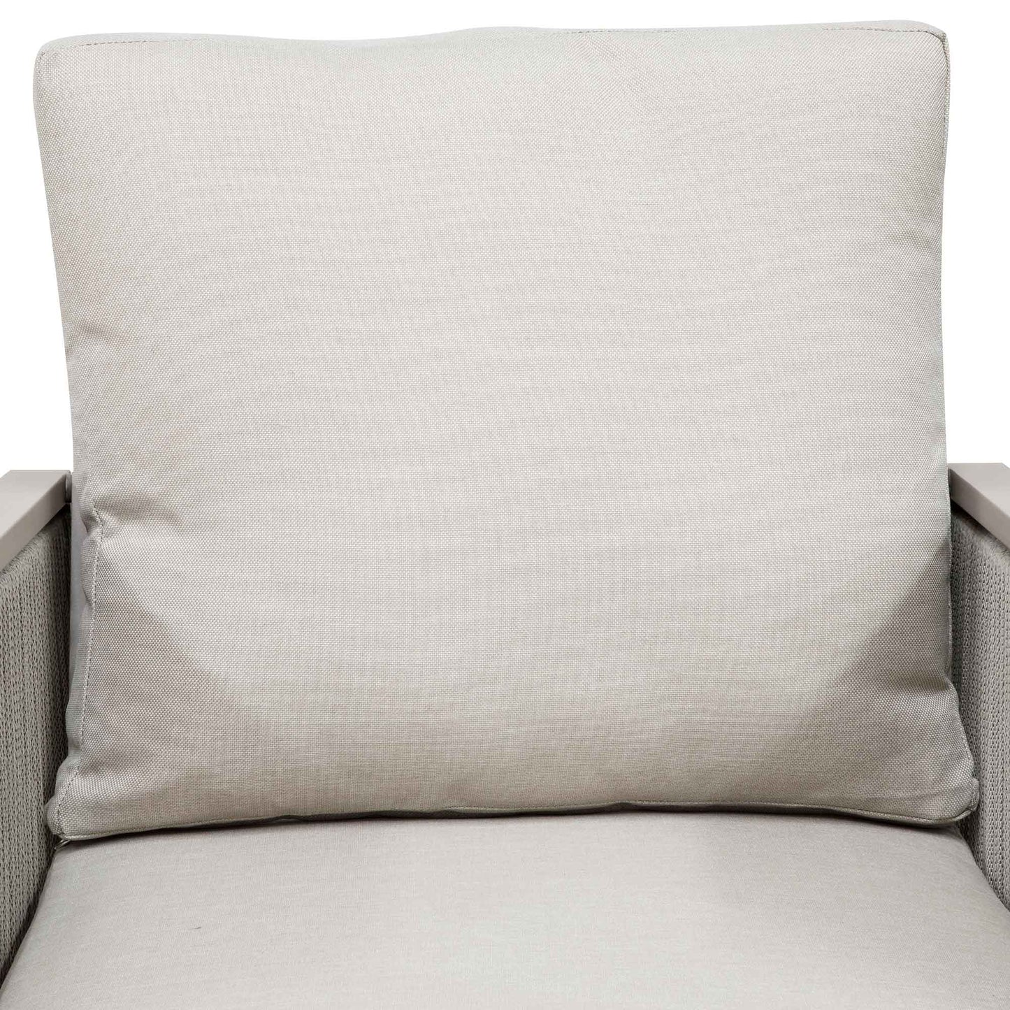 Fusion 4 Piece Outdoor Aluminium Sofa Set, Light Grey - DG56