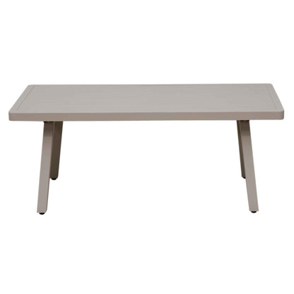 Fusion 4 Piece Outdoor Aluminium Sofa Set, Light Grey - DG56