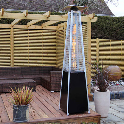 Pyramid Gas Patio Heater 13kW, Black - DG98