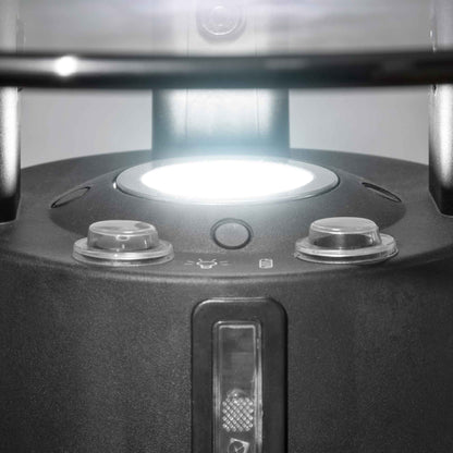 65cm Bistro Bar Table with 1200W Patio Heater, Black/Stainless Steel - DG62