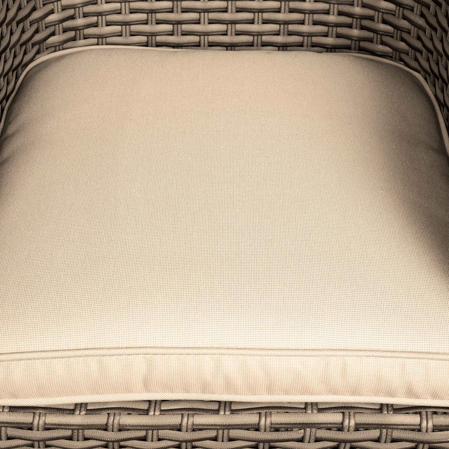 Chester Rattan Wicker Garden Dining Chairs with Cushions, Brown - DG64