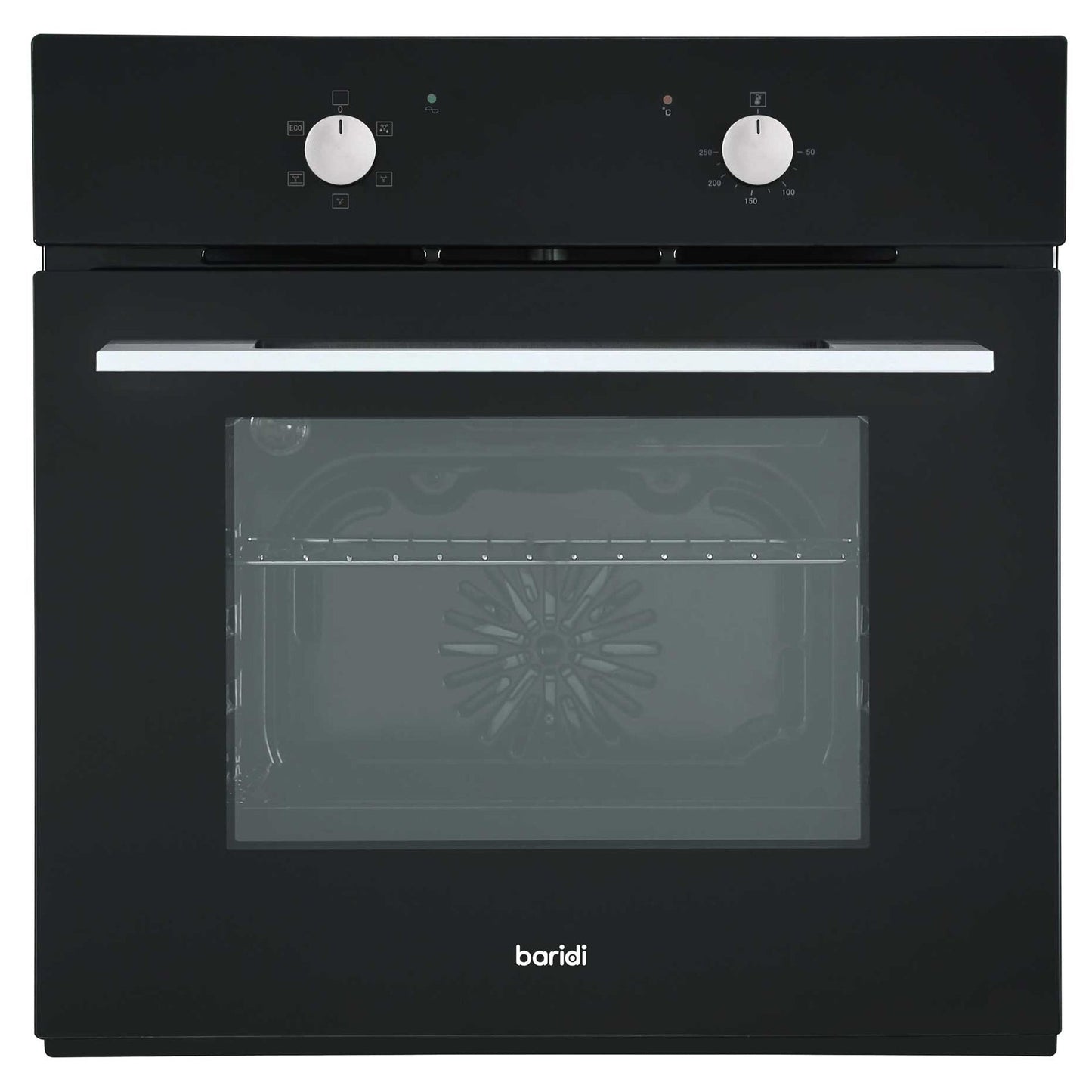 Baridi 4 Zone Ceramic Hob, 5 Function Fan-Assisted Oven & Angled Cooker Hood Bundle - DH186