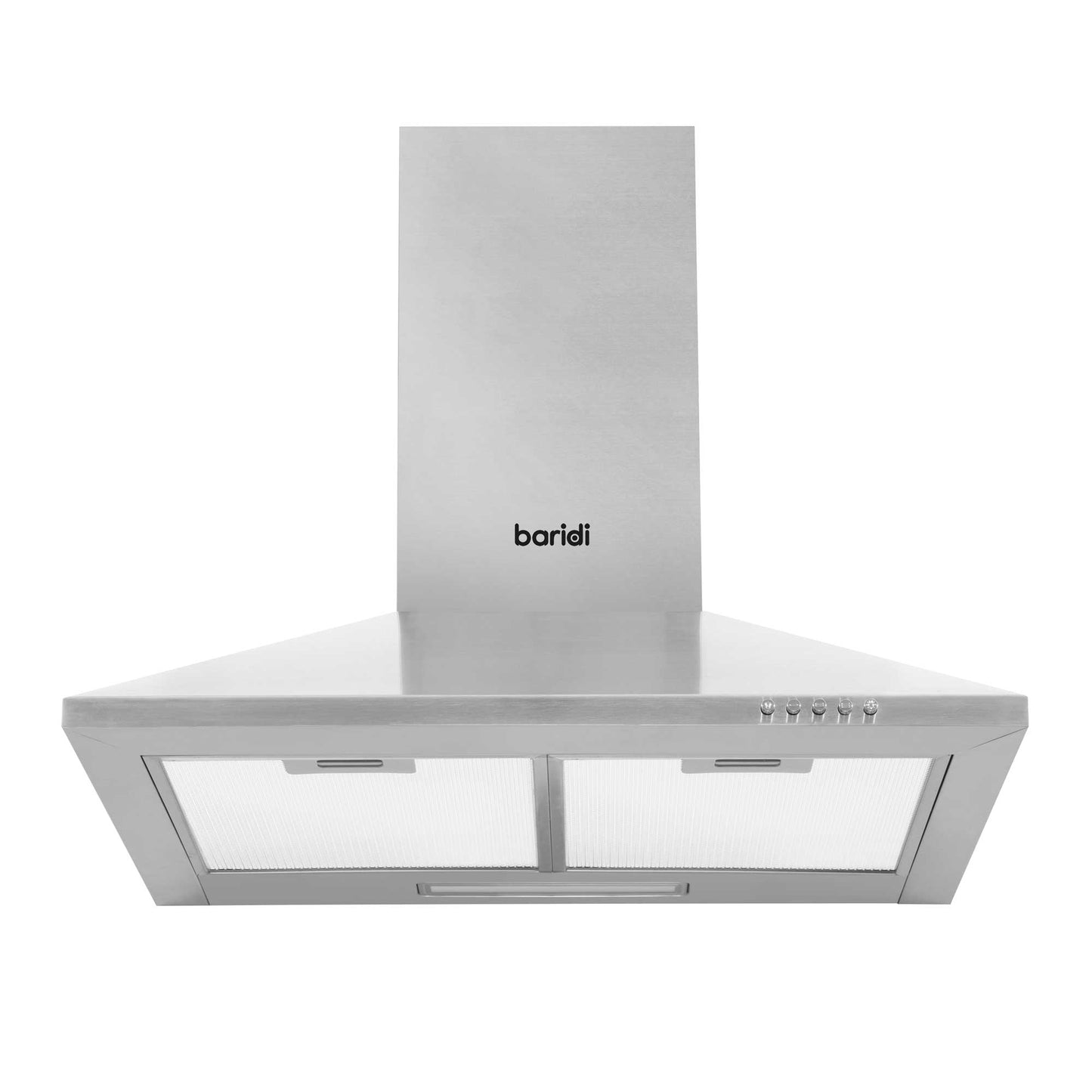 Baridi 4 Zone Ceramic Hob & Chimney Style Cooker Hood Bundle - DH181