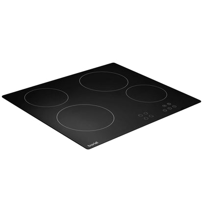 Baridi 4 Zone Ceramic Hob & Chimney Style Cooker Hood Bundle - DH181