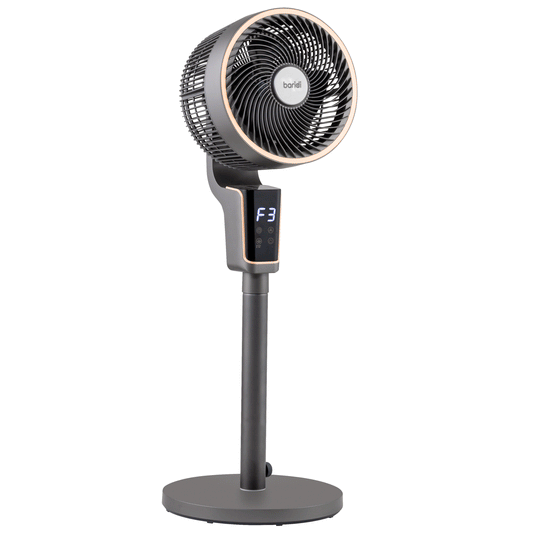 Baridi 12" Pedestal Fan with Remote Control & 12hr Timer - DH141