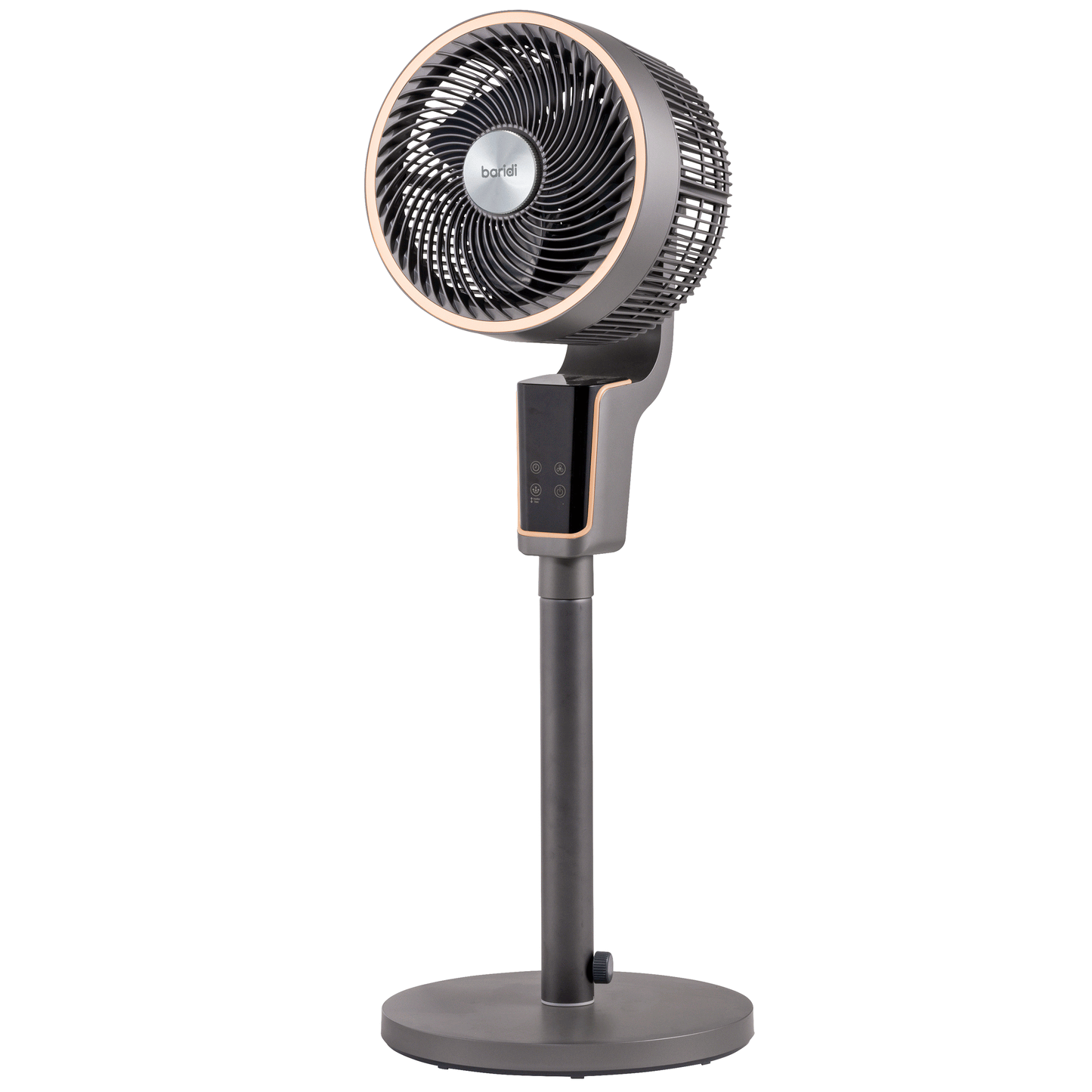 Baridi 12" Pedestal Fan with Remote Control & 12hr Timer - DH141