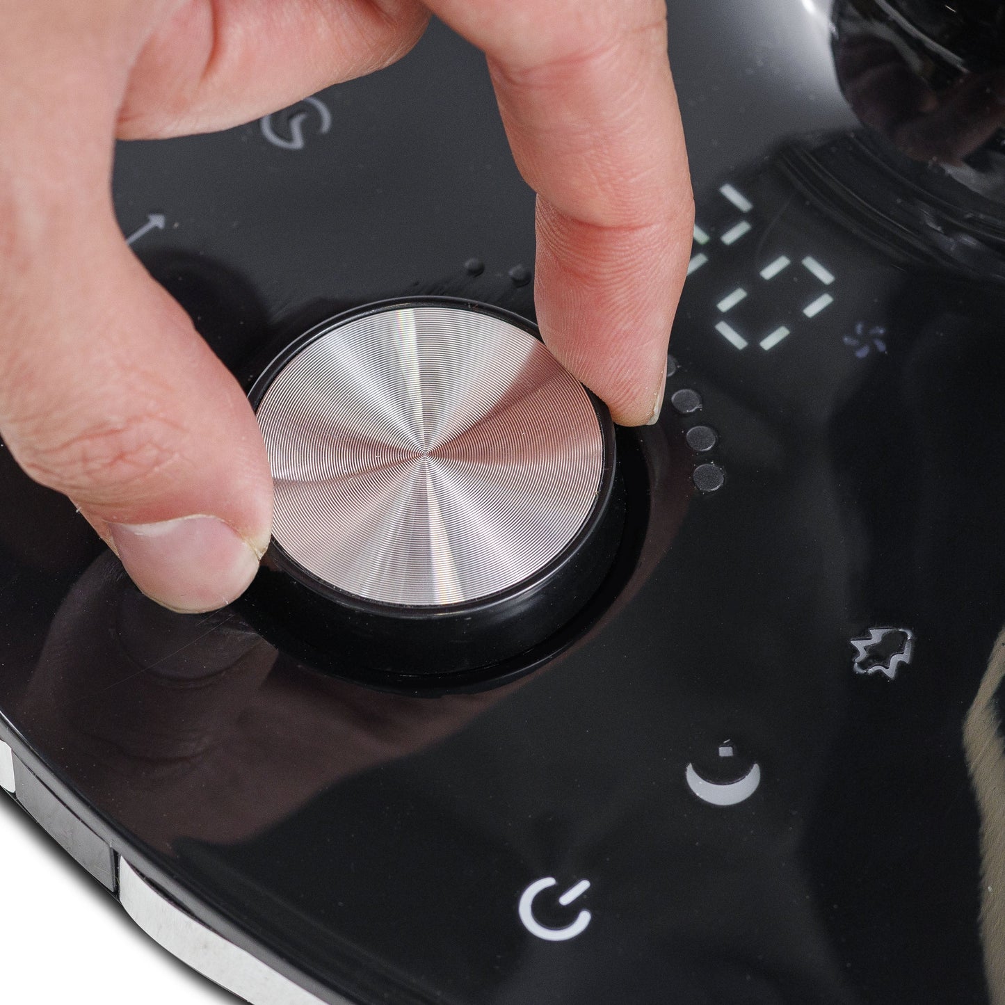 Baridi Pedestal Fan with Remote Control 10-Inch - Black - DH143