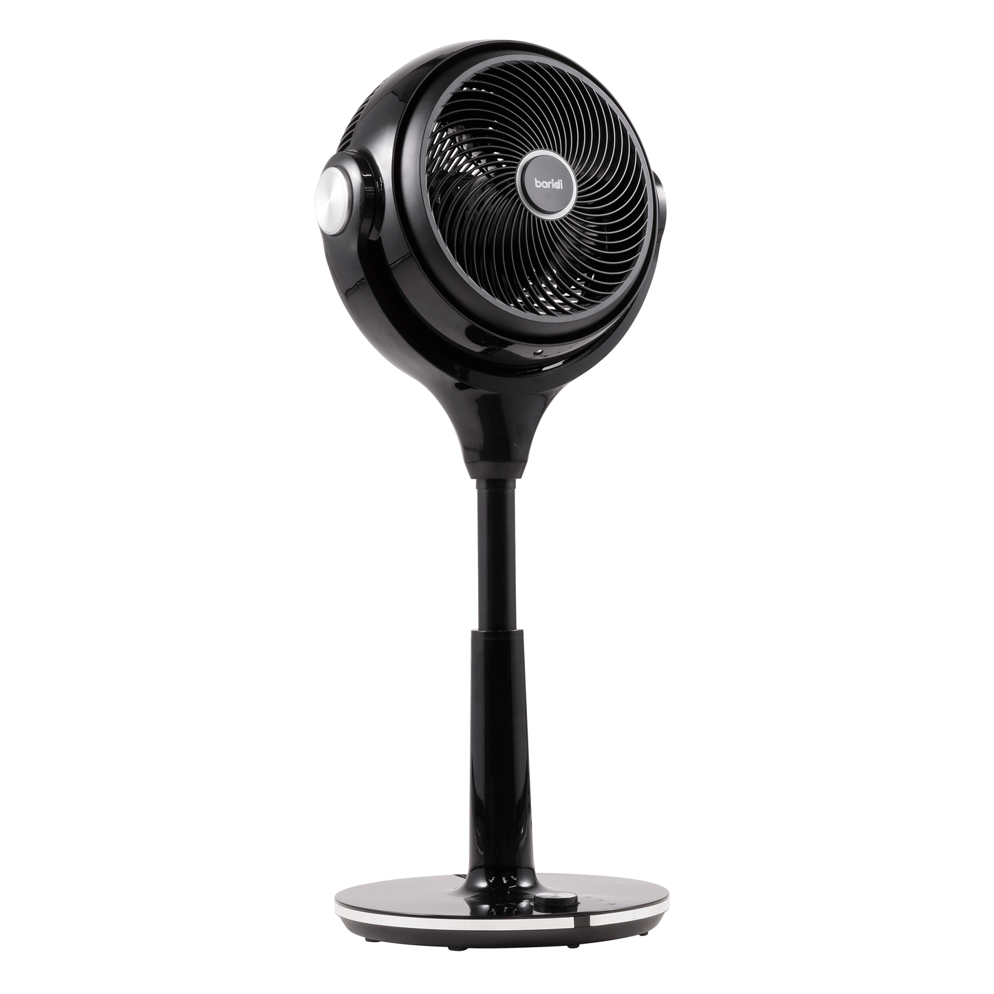 Baridi Pedestal Fan with Remote Control 10-Inch - Black - DH143