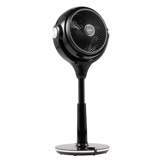 Baridi Pedestal Fan with Remote Control 10-Inch - Black - DH143