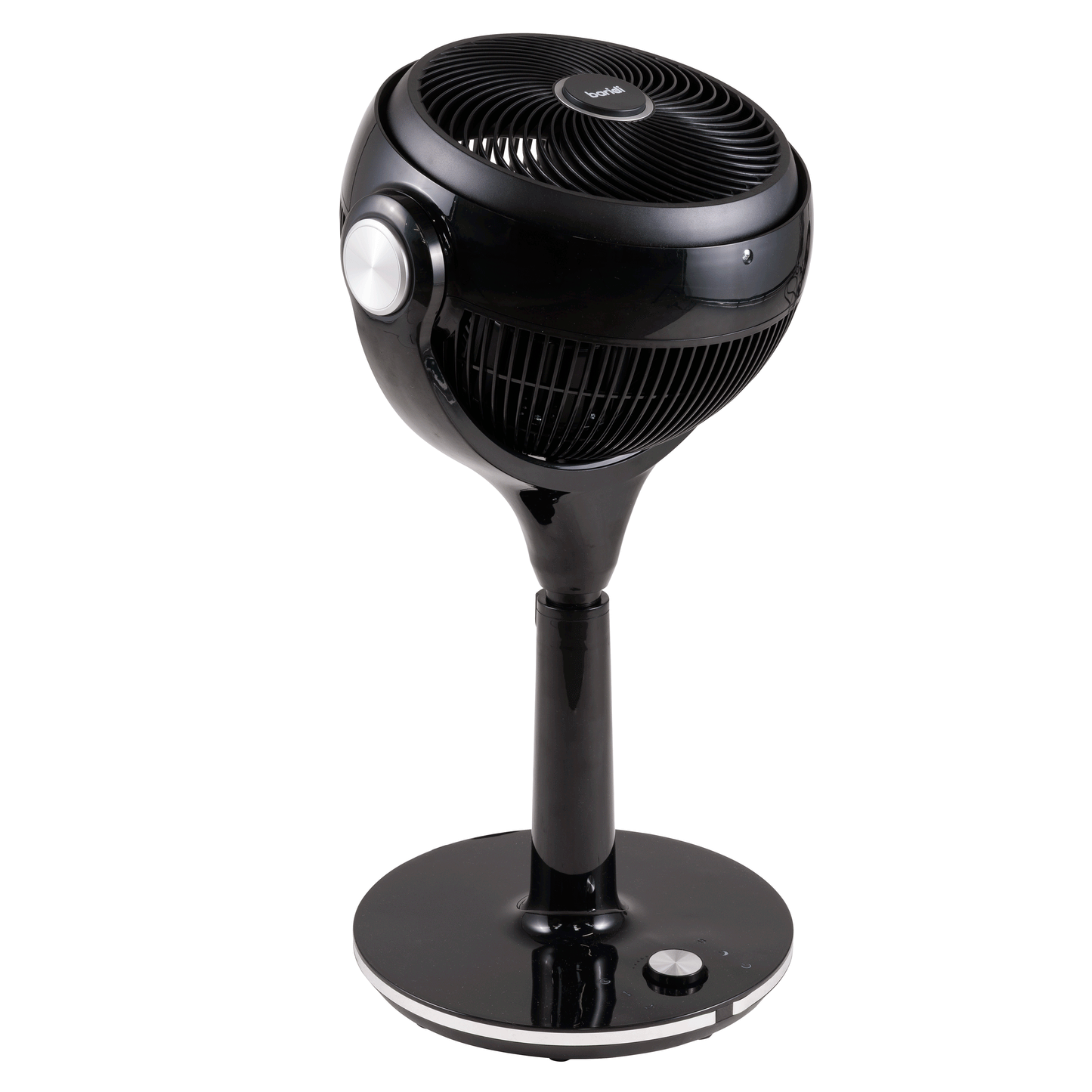 Baridi Pedestal Fan with Remote Control 10-Inch - Black - DH143