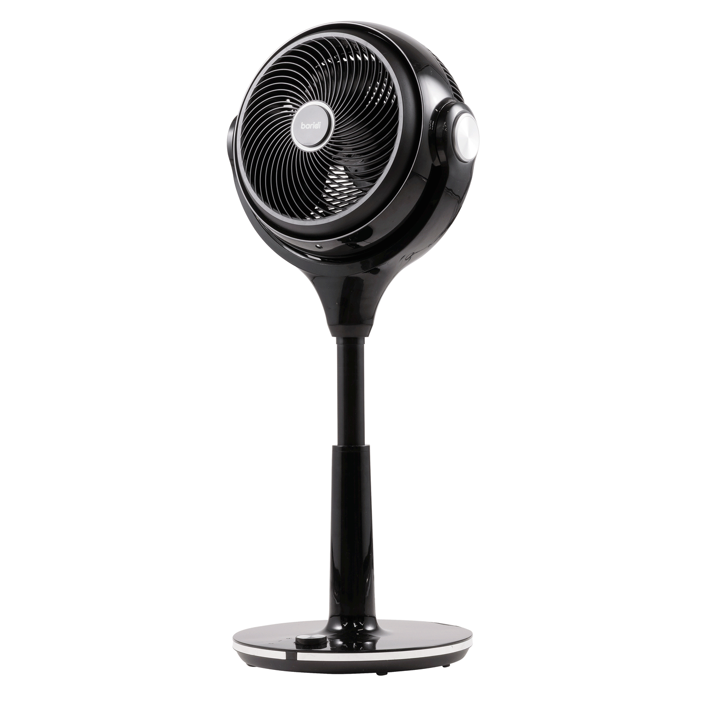 Baridi Pedestal Fan with Remote Control 10-Inch - Black - DH143