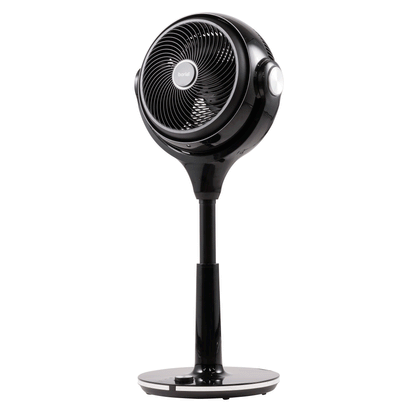 Baridi Pedestal Fan with Remote Control 10-Inch - Black - DH143