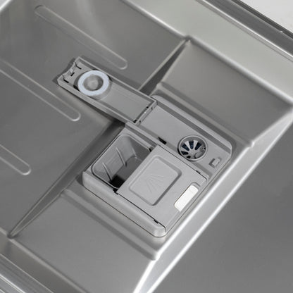 Baridi 45cm Slimline Freestanding Dishwasher, 10 Place Settings, 8 Programs, Silver - DH166