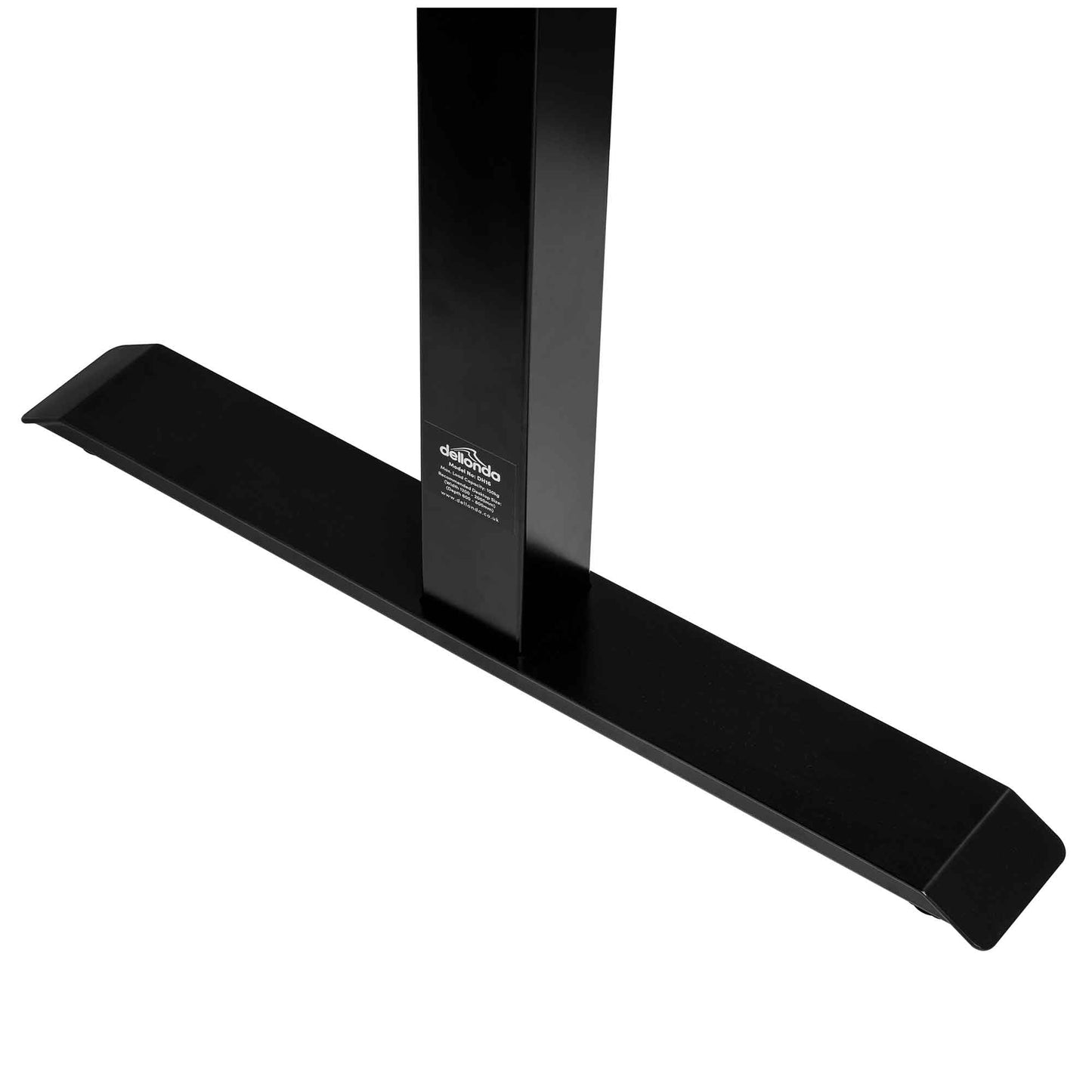 Dual Motor Adjustable Desk Frame with Digital Controls, 100kg Capacity, Black - DH16