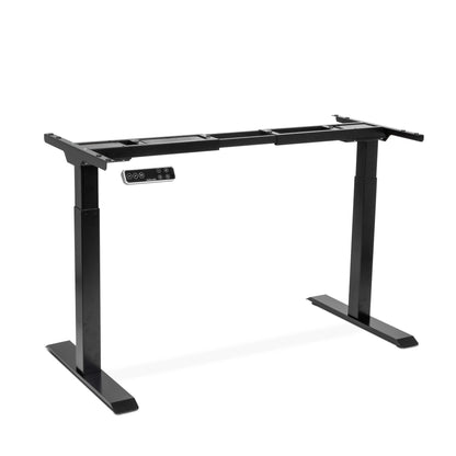 Dual Motor Adjustable Desk Frame with Digital Controls, 100kg Capacity, Black - DH16
