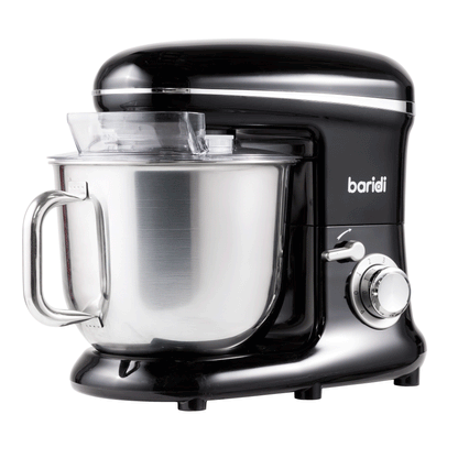 Baridi Stand Mixer, 6L Capacity, Supplied with 3 Accessories, Black - DH173