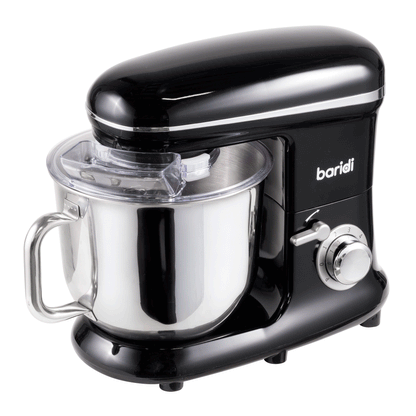 Baridi Stand Mixer, 6L Capacity, Supplied with 3 Accessories, Black - DH173