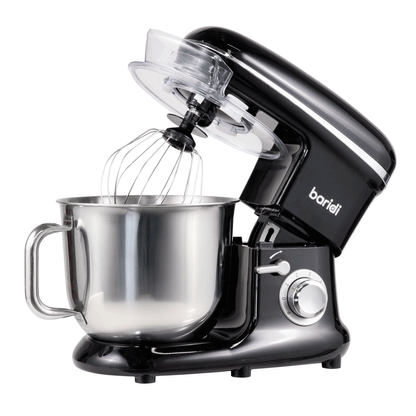 Baridi Stand Mixer, 6L Capacity, Supplied with 3 Accessories, Black - DH173