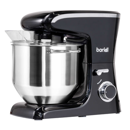 Baridi Stand Mixer, 8L Capacity, Supplied with 3 Accessories, 1800W, Black - DH174