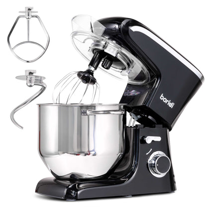Baridi Stand Mixer, 8L Capacity, Supplied with 3 Accessories, 1800W, Black - DH174